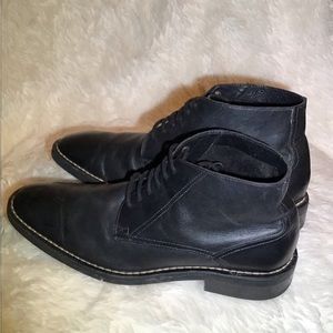 Cole Haan men’s black leather lace up shoes size 9.5